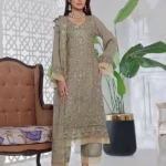 Panton tunior chair Jolie by Bin Khalid Fancy Embroidered Chiffon Semi