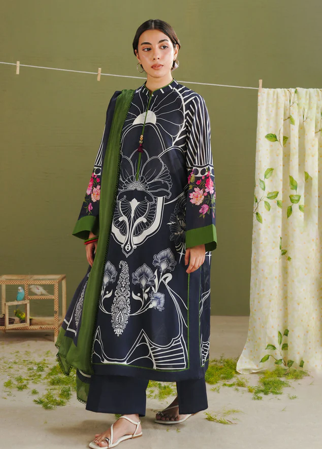 TR Coco by Zara Shahjahan Prints Drop One Unstitched 3Pcs - Image 1